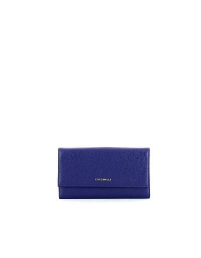 Shop Coccinelle Womens Blue Wallet
