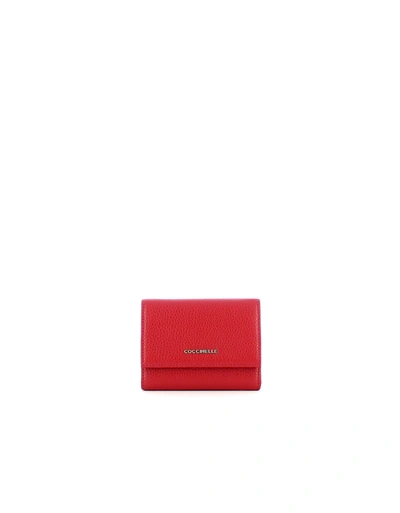 Shop Coccinelle Womens Red Wallet In Cherry