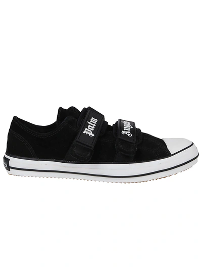 Shop Palm Angels Sneakers Velcro Vulcanized In Black White