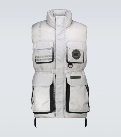 Shop Canada Goose X-ray Padded Vest In Grey