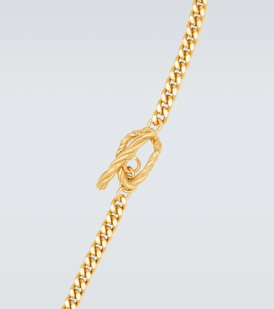 Shop Elhanati X Rock Necklace In Gold