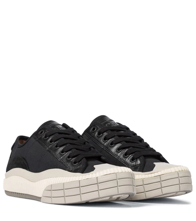 Shop Chloé Clint Ripstop Sneakers In Black