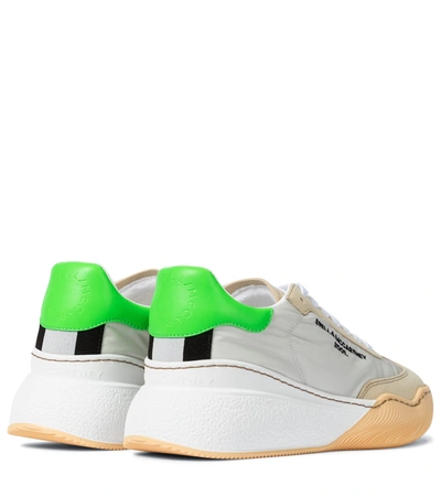 Shop Stella Mccartney Loop Sneakers In Beige