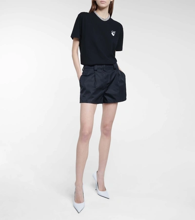 Shop Off-white Marker Arrows Cotton Jersey T-shirt In Black