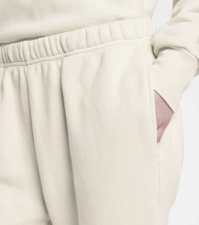 Shop Les Tien Cotton Fleece Sweatpants In White
