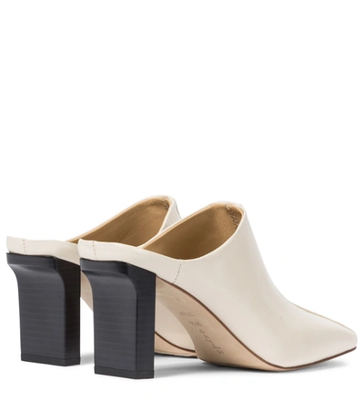 Shop Aeyde Jude Leather Mules In White