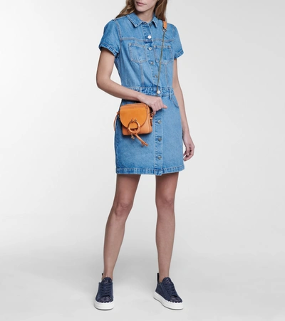 Chloé Lauren Lace Sneakers In Blue