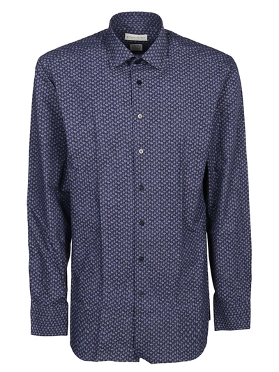 Shop Etro Camicia Spread In Blu