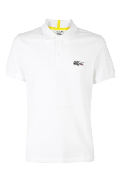 Shop Lacoste Polo Shirt In Nw Bianco