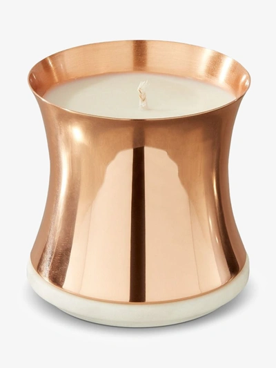 Shop Tom Dixon Copper London Medium Candle In Metallic