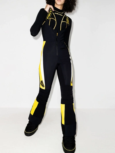 Shop Fendi Tech Nylon Ski Suit In Black