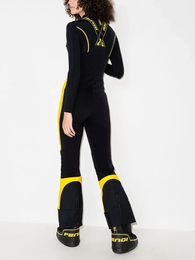 Shop Fendi Tech Nylon Ski Suit In Black