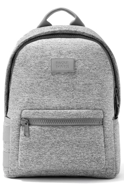 Shop Dagne Dover Medium Dakota Neoprene Backpack In Heather Grey