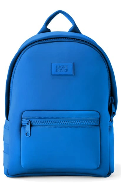 Shop Dagne Dover Medium Dakota Neoprene Backpack In Blueprint