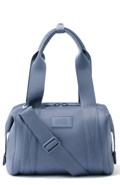 Shop Dagne Dover 365 Small Landon Carryall Duffle Bag In Ash Blue