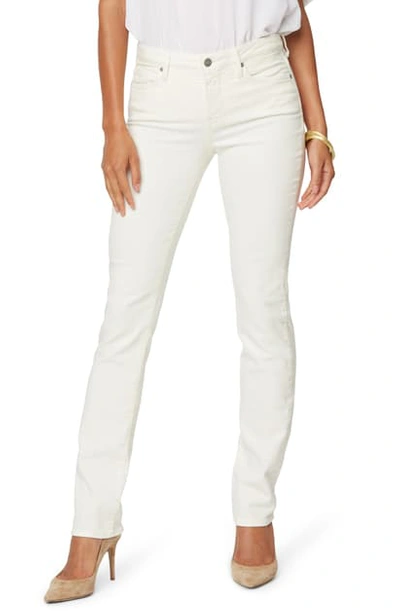 Shop Nydj Sheri Slim Jeans In Vanilla