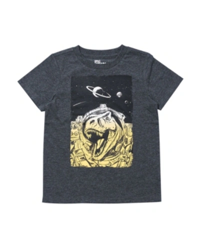 Shop Epic Threads Little Boys Short Sleeve Graphic Tee In Charcoal Gray