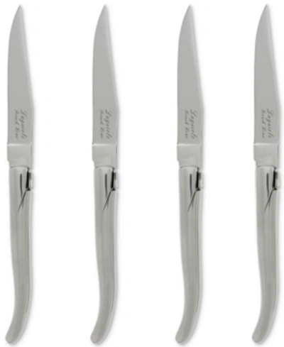 Shop French Home Laguiole Connoisseur Stainless Steel Steak Knives, Set Of 4