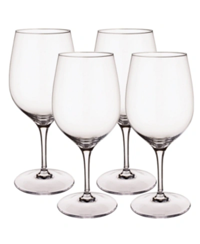 Villeroy & Boch Entree Red Wine Claret Stems, Set Of 4