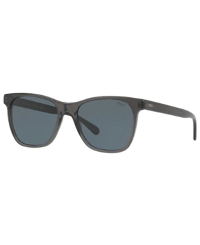 Shop Polo Ralph Lauren Sunglasses, Ph4128 54 In Dark Grey