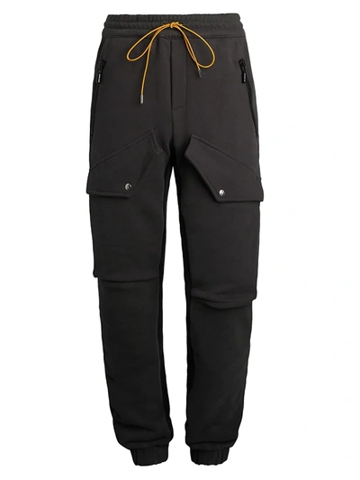 Shop Rhude Men's Cotton Flight Pants In Black