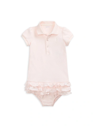 Shop Ralph Lauren Baby Girl's Cupcake Polo Dress In Pink