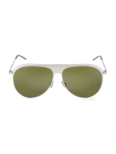Shop Dior Men's 59mm Aviator Sunglasses In Pal Green