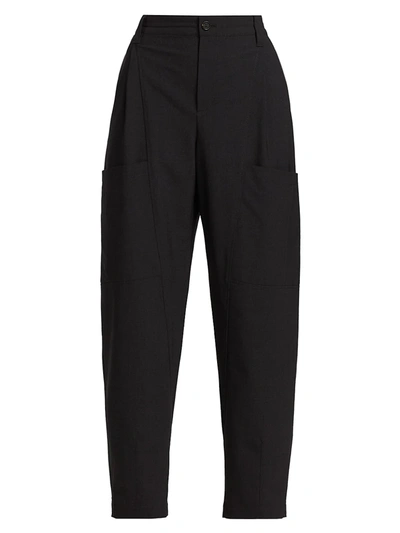 Shop Brunello Cucinelli Women's Relaxed-fit Pants In Anthracite