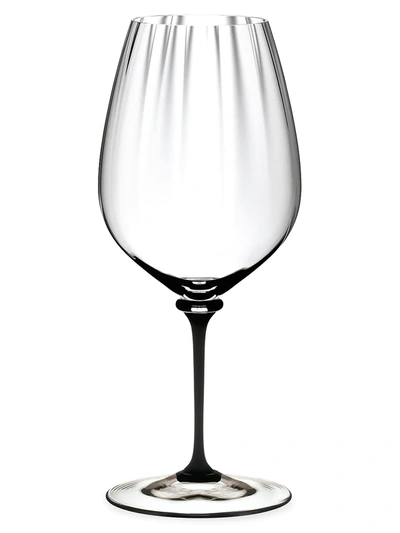 Shop Riedel Fatto A Mano Performance Cabernet Black Stem Wine Glass