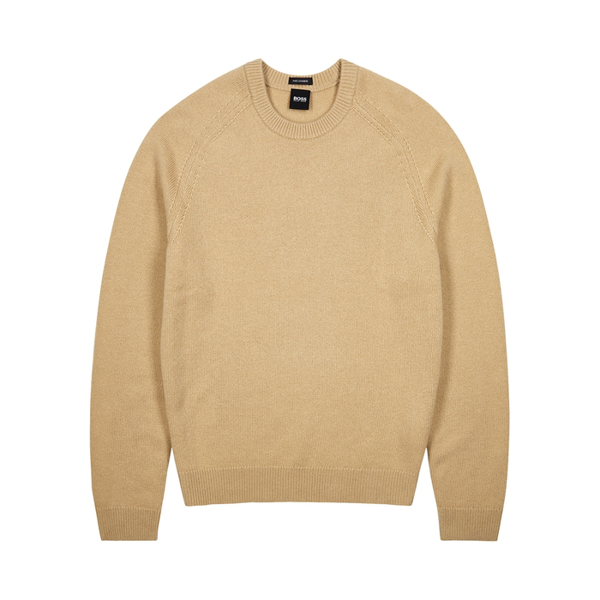 hugo boss yellow jumper
