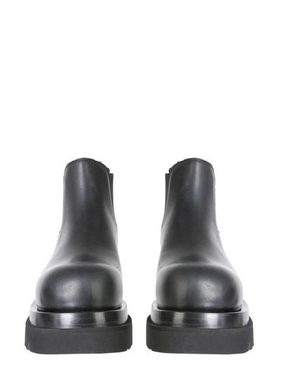 Shop Bottega Veneta "bv Lug" Boots In Black