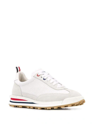 Shop Thom Browne Sneakers In Bianco