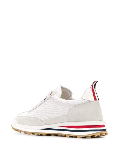 Shop Thom Browne Sneakers In Bianco