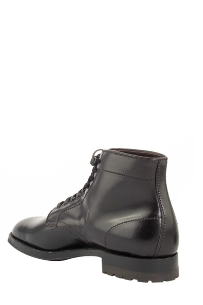 Shop Alden Shoe Company Alden Boot Cordovan Leather In Burgundy