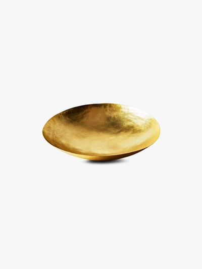 Shop Tom Dixon Gold Tone Form Large Bowl Set