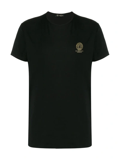 Shop Versace Medusa Short-sleeved T-shirt 2-pack In Black