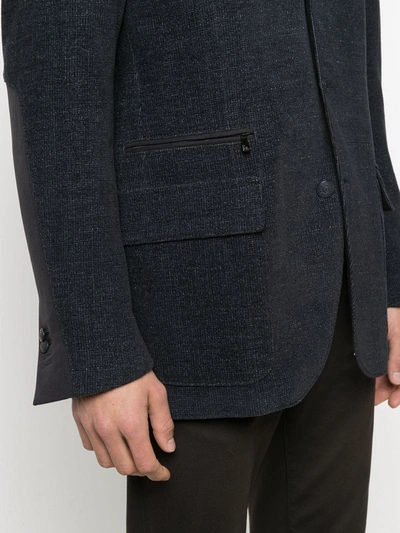 Shop Corneliani Single-breasted Blazer In Black