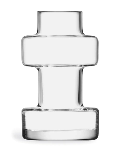 Lsa International Metropole Vases (set Of 5) In White