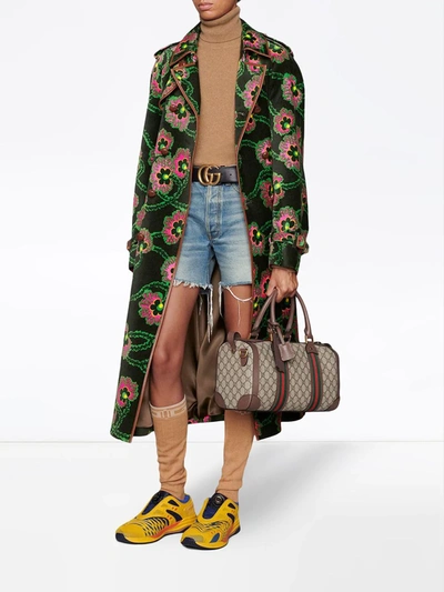 Shop Gucci X Disney Eco Denim Shorts In Blue