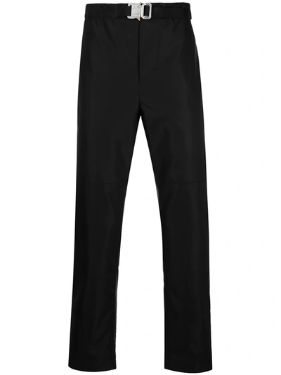 Shop Moncler Genius Buckle Fastened Track Trousers In Black