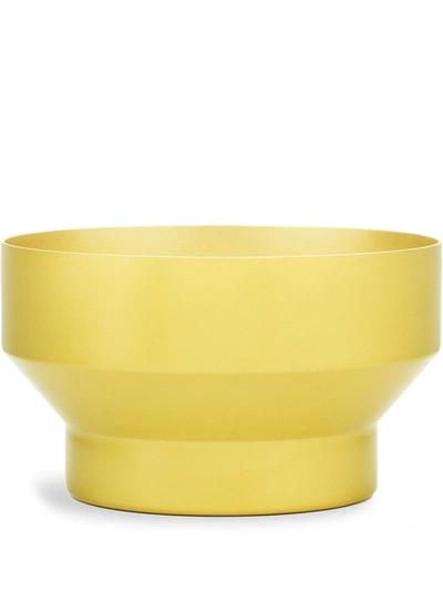 Shop Normann Copenhagen Meta Bowl (24cm) In Yellow