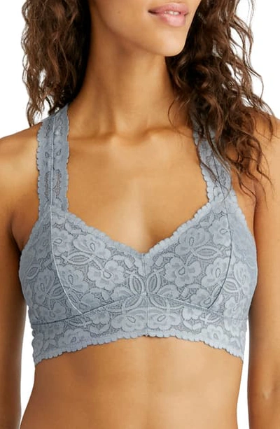 Shop Free People Intimately Fp Lace Racerback Bralette In Jungle Green