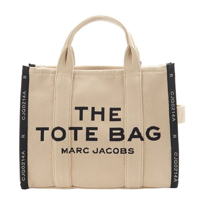 Shop Marc Jacobs The The Jacquard Medium Tote Bag In Warm_sand