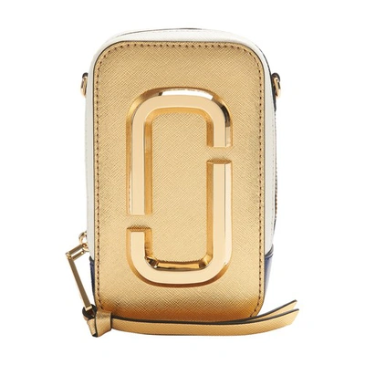 Shop Marc Jacobs The The Hot Shot Crossbody Bag In Gold Multi