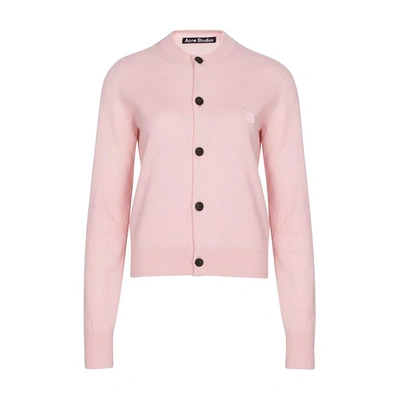 Shop Acne Studios Cardigan In Blush Pink
