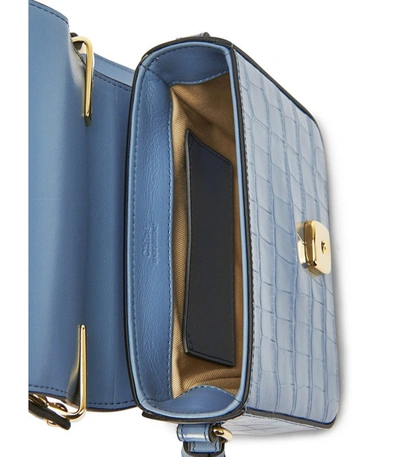 Shop Chloé Ash Blue Mini C Bag