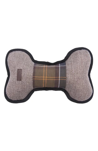 Shop Barbour Bone Dog Toy In Grey