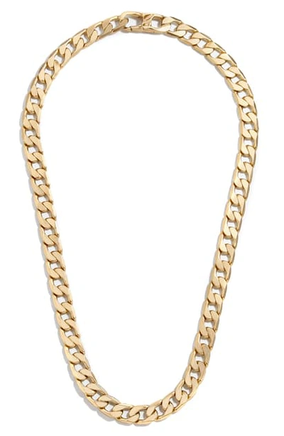 Shop Baublebar Michel Curb Chain Necklace In Gold