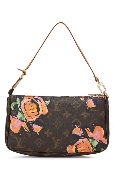 Pre-owned Louis Vuitton Stephen Sprouse X  Monogram Roses Pochette Accessoires