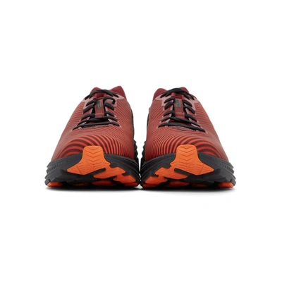 Shop Hoka One One Red And Black Rincon 2 Sneakers In Red/anthrci